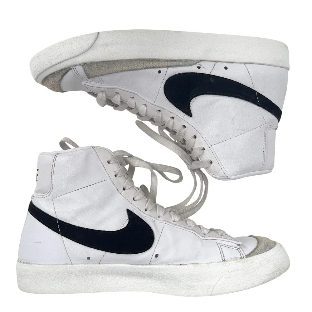 Nike‎ Blazer Mid 77 Vintage White Black CZ1055-100 Sneakers Shoes Womens Size 8